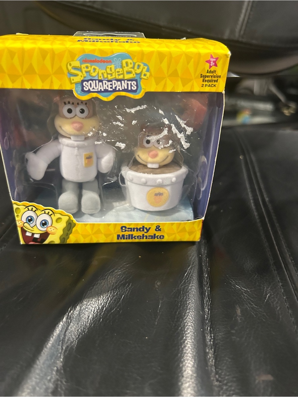 SpongeBob SquarePants Sandy & Milkshake Two-Pack - Yellow/White